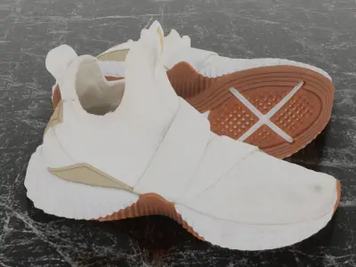 PUMA 3D SHOES - HIGH Low-poly 3D model