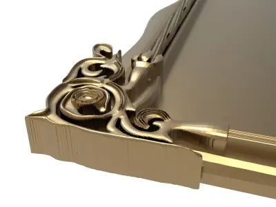 carved frame 3D model 73