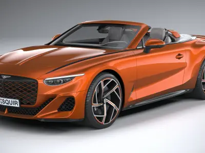 Bentley Batur Convertible 2025 3D model