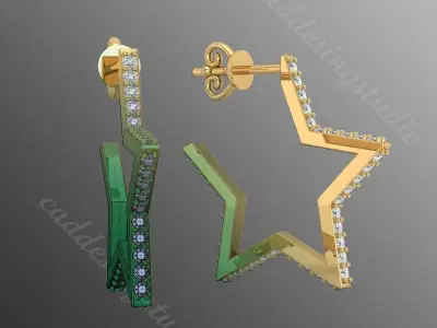 Earrings  ri12 3D print model