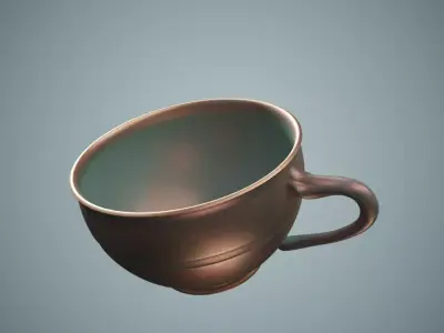 Cup Decorative - 3D Model to print Free Download Free 3D print model