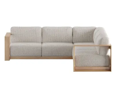  Ambra sofa 5 seater Low-poly 3D model