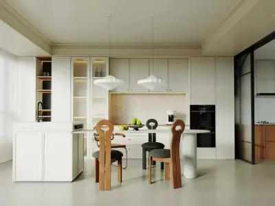 Dining Room Colection 04  for Unreal Engine 3D model