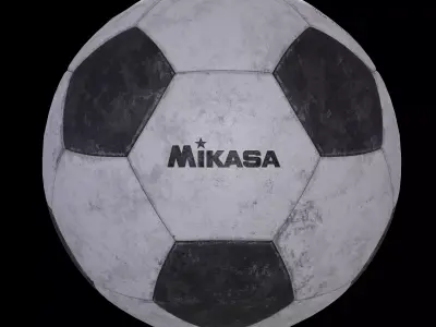 Old Football 3D model