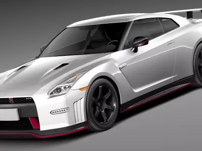 Nissan GT-R Nismo 2015 3D model