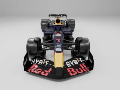 Red Bull RB20 F1 2024 car  3D model