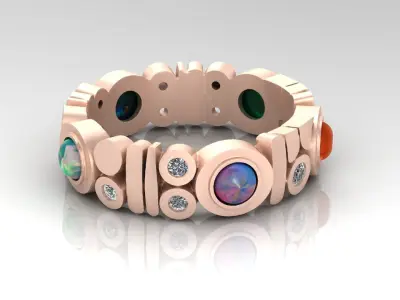 ancient ring 3D print model