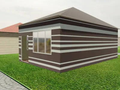 Arabian Villa and Majliss 3D model