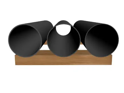 4-1 2in Thin Wall Pipe 3D model