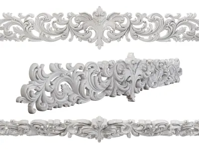 Classic carved 189 3D model