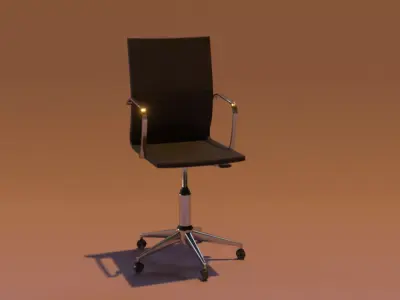 Office Chair Low-poly 3D model
