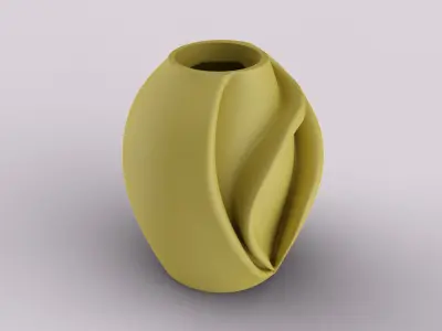 Twist Flow Vase 3D print model
