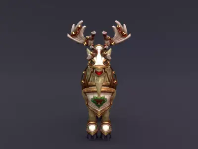 Reindeer Low-poly 3D model