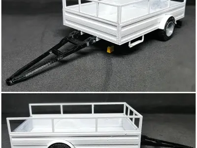 Trailer scale metal 3D print model