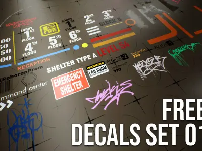 Decals SET 01 Texture