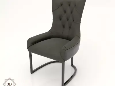 Modern Chair 13 Itaca Rugiano 3D model