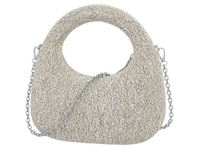 Miu Miu Wander Shearling Mini Bag Low-poly 3D model