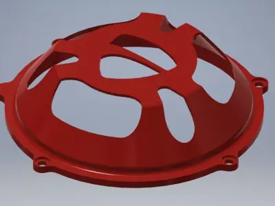 Clutch cover Italian MOTORSPORT 3D print model