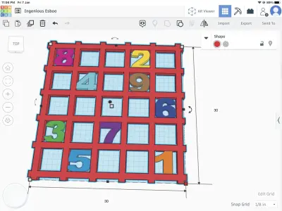 Space separator stl file 3D print model