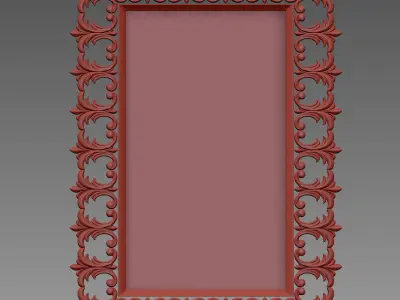 Classic frames mirror 3D model
