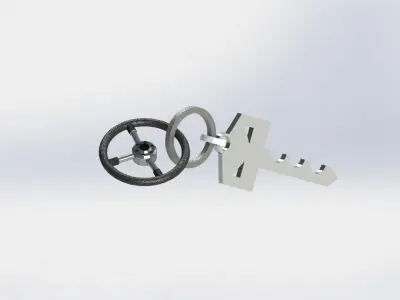 LLAVERO VOLANTE DEPORTIVO 3D print model