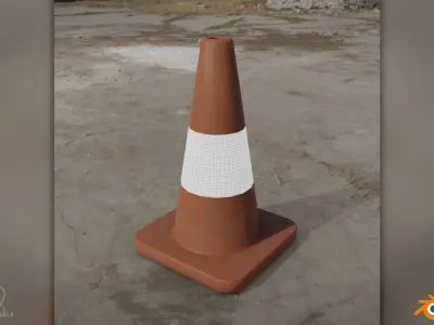 Road Cones and Pylons Pack 3D model