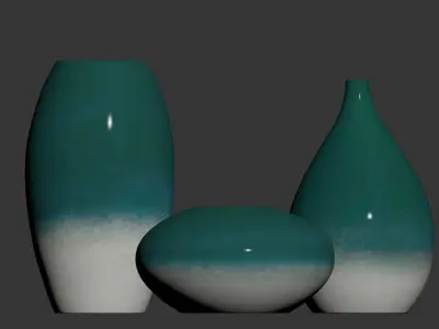 Handmade NCYP vases 3D model