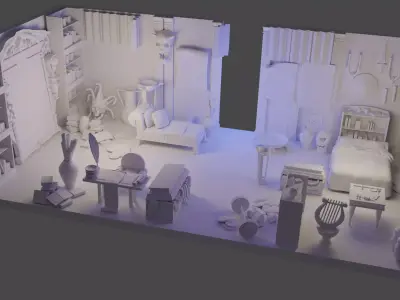 Hades Zagreus Room Complete Pack 3D print model