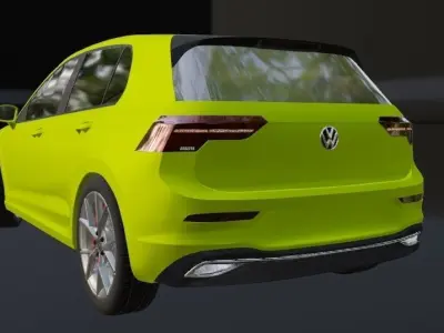 2021 VOLKSWAGEN GOLF  8 STYLE EDITION  3D model