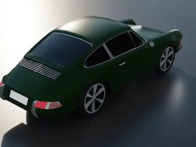 Porche 911 1968 3D model