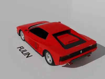 Ferrari Testarossa 3D model