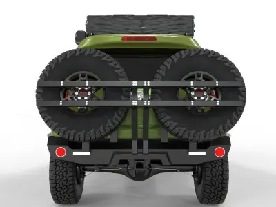 4Runner sr5 2005 4x4 Full Accesories 3D model