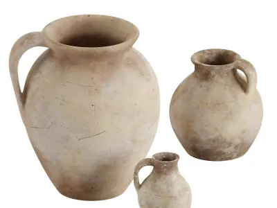 Handcrafted Weathered Vase 3D model