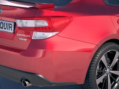 Subaru Impreza 2017 3D model