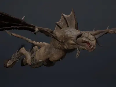 Ghoststorm Low-poly 3D model