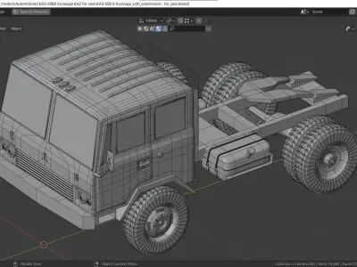 KAZ-608 Kolhida Free 3D model