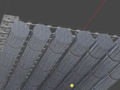 Sci-Fi Runner Catwalk Free 3D model