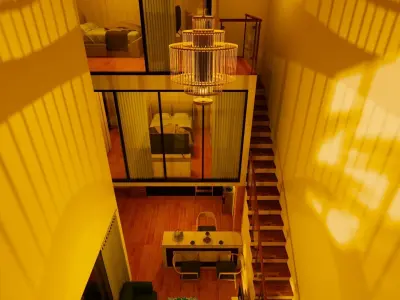 mezzanine house 3D model