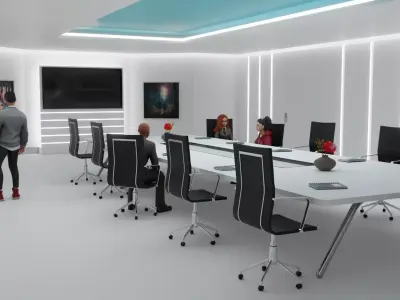 VR Meeting Room 3D model