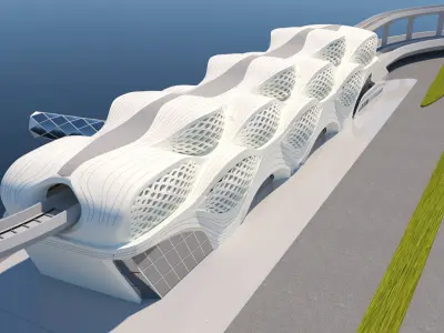 KAFD Metro Station 3D model