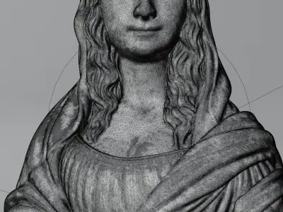 Monalisa bust 3D model