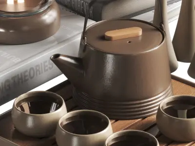 Decorative set 02 3D model