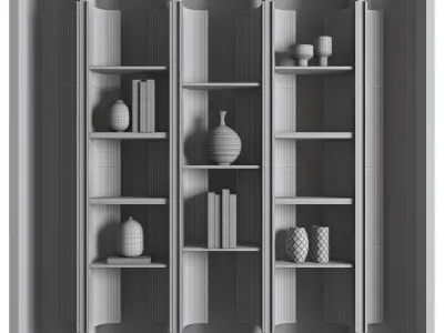 Rack Decoration 05 Low-poly 3D model