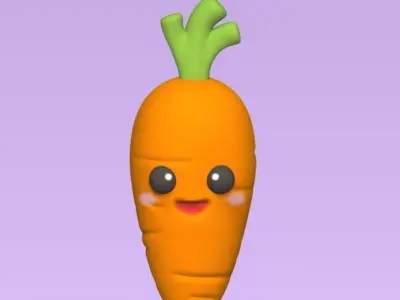 Cute Vegetables 3D print model