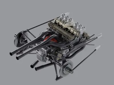 Honda RA 272 3D model