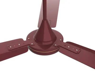 ceiling fan Low-poly 3D model