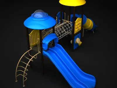 Outdoor Castle 3D model