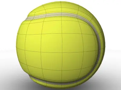 3D Tennis ball model 3D model