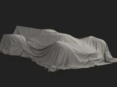 Sportcar Cover 04 3D model