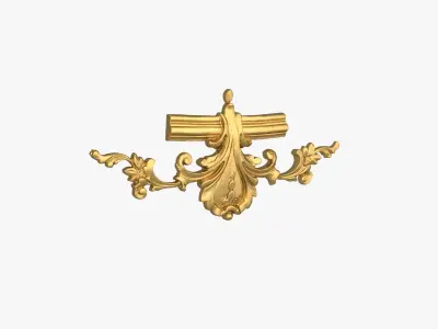 Classic decor ornament 230 3D model